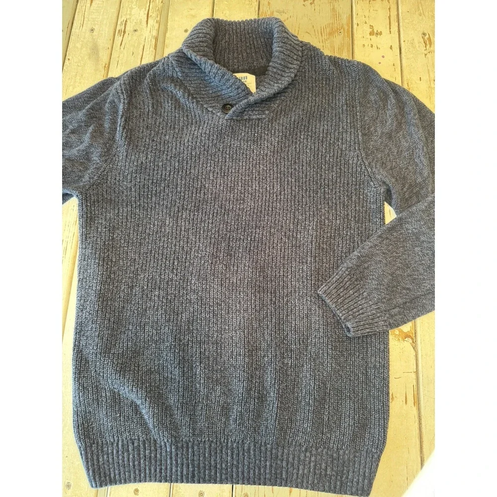 URBAN PIPELINE Sweater Pullover  BLUE Long Sleeve Knit Cowl Neck Men's Size XL